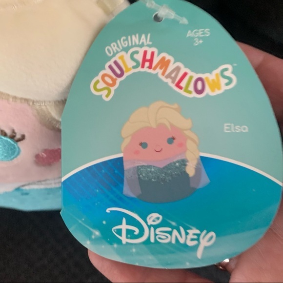 🦩NWT Disney Squishmallows Moana And Frozen Elsa 6.5” HTF Princess - Picture 5 of 5